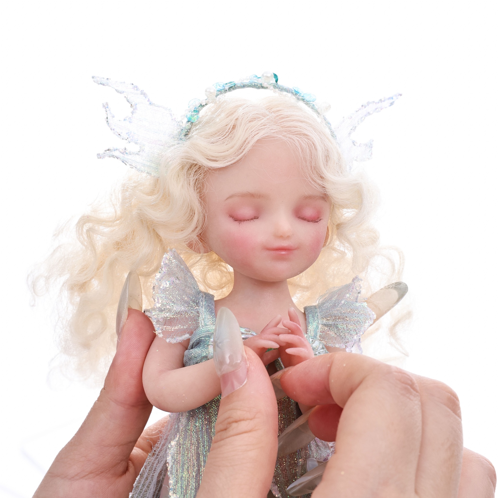 25cm/10Inch Silicone mermaid doll collection and dress-up