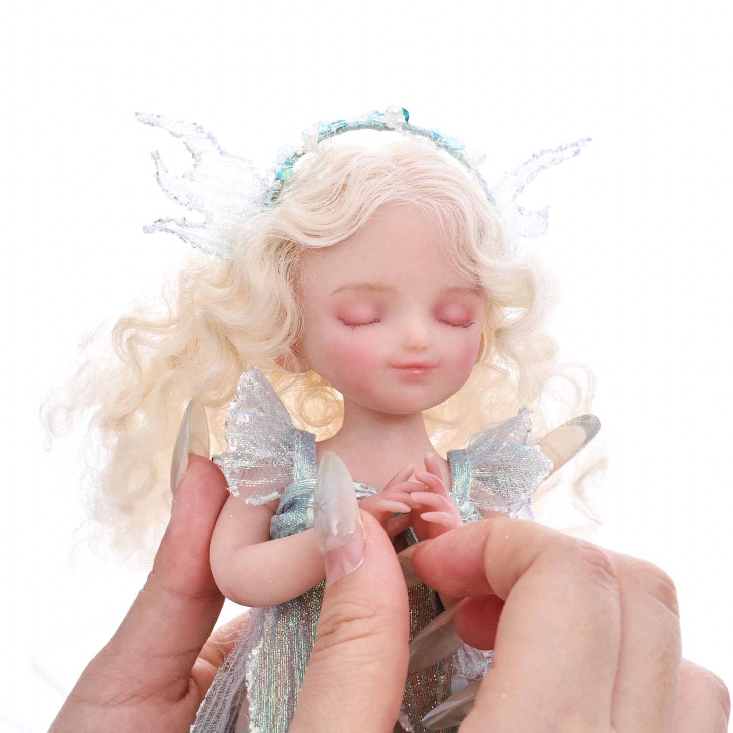 25cm/10Inch Silicone mermaid doll collection and dress-up