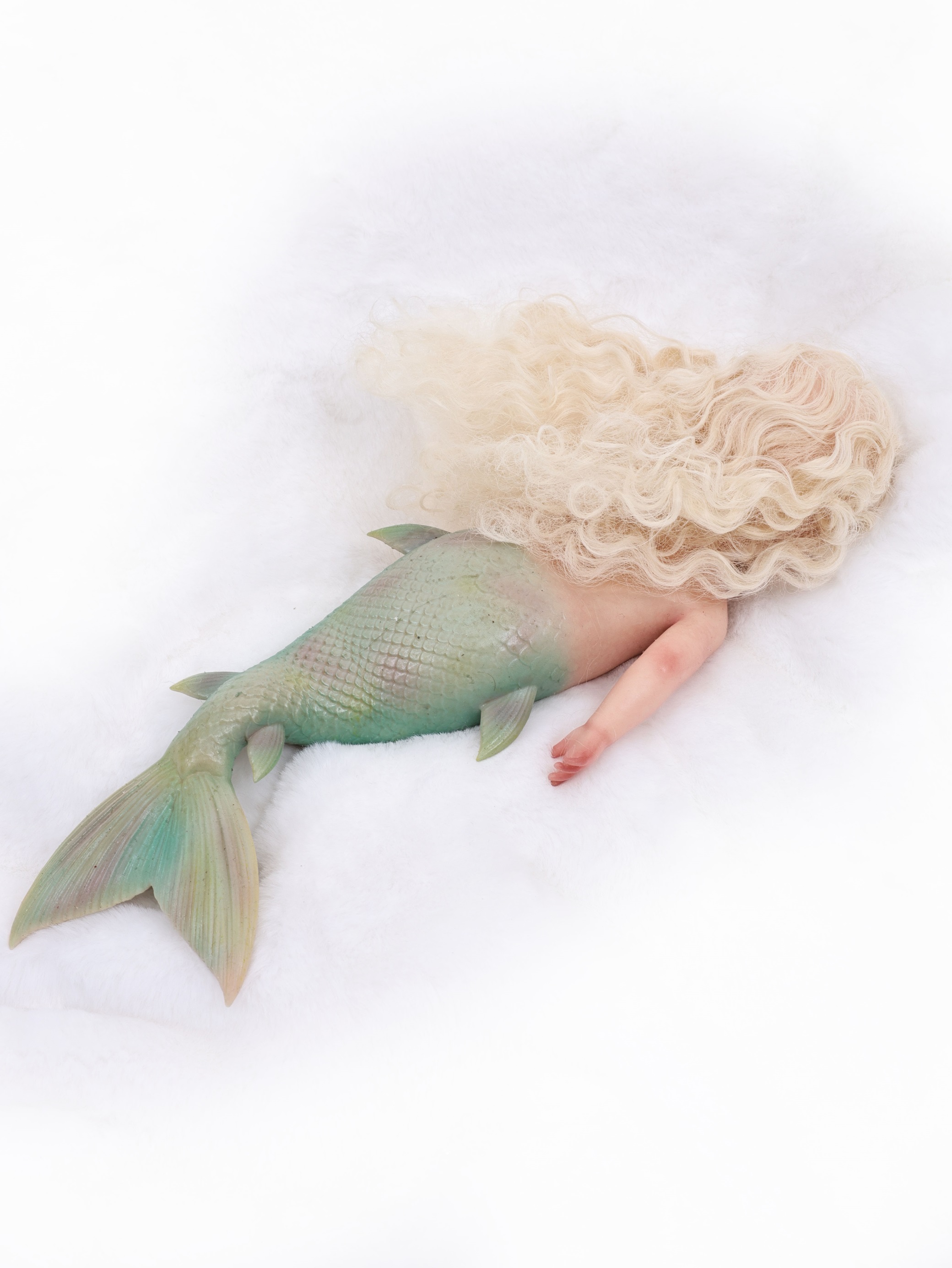 25cm/10Inch Silicone mermaid doll collection and dress-up