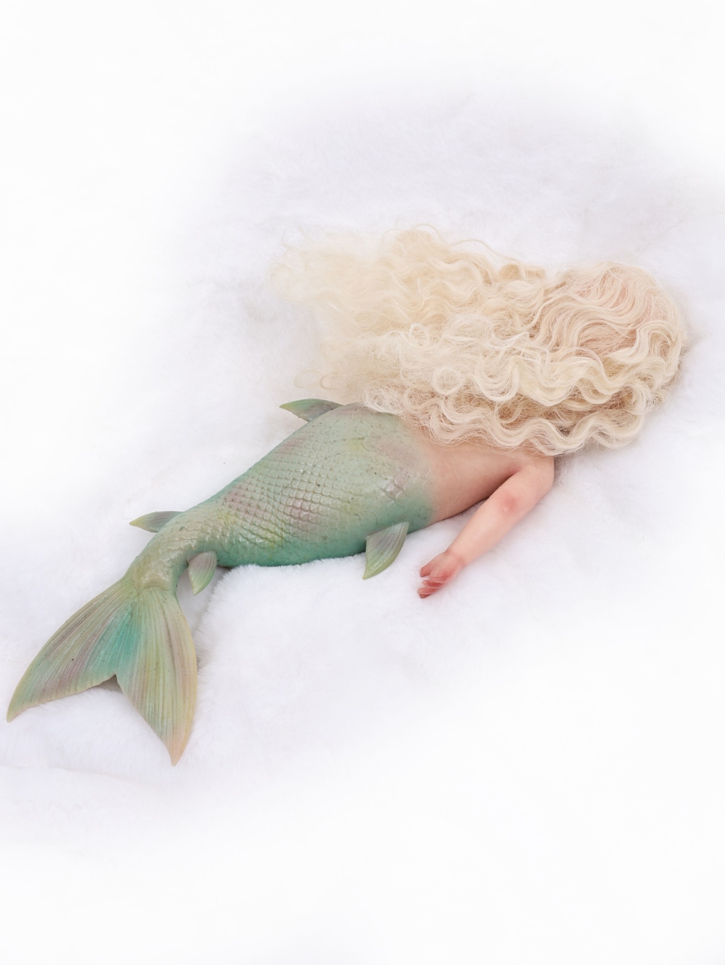 25cm/10Inch Silicone mermaid doll collection and dress-up