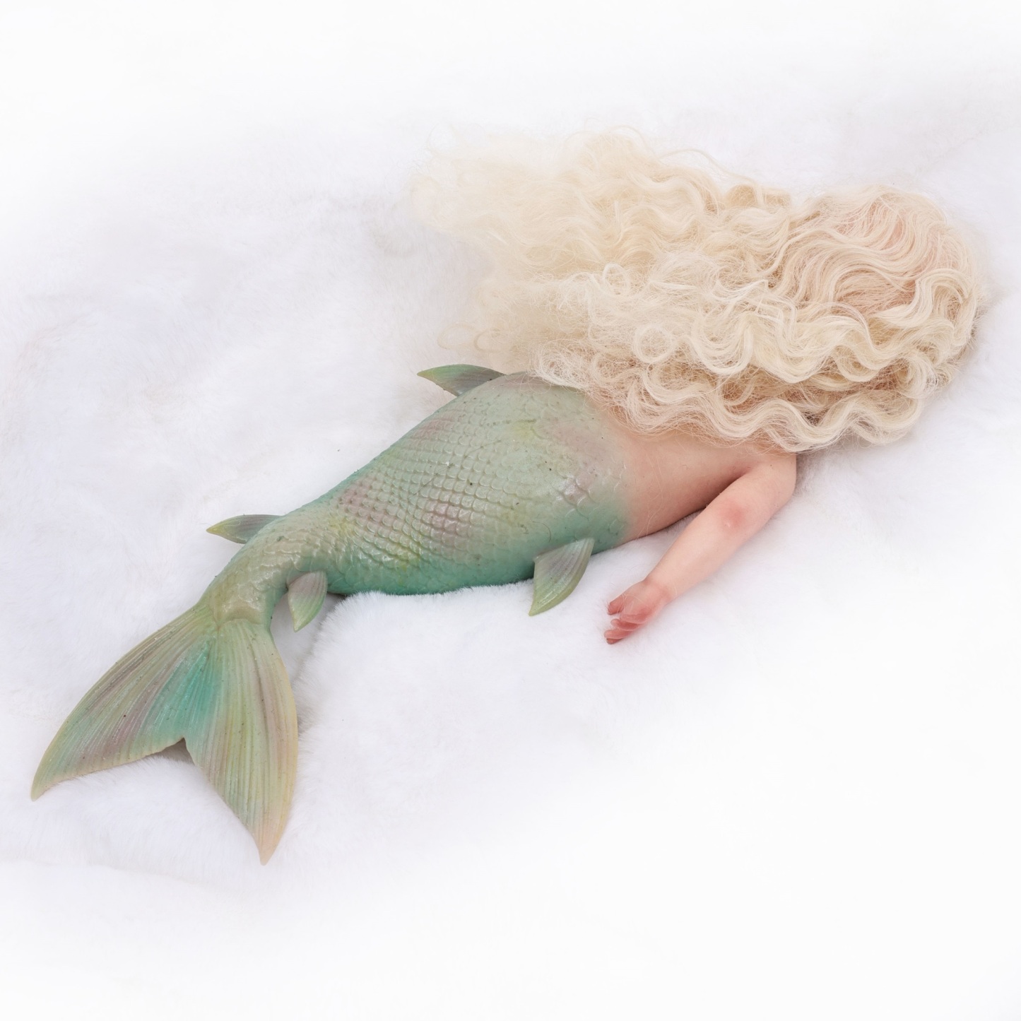 25cm/10Inch Silicone mermaid doll collection and dress-up