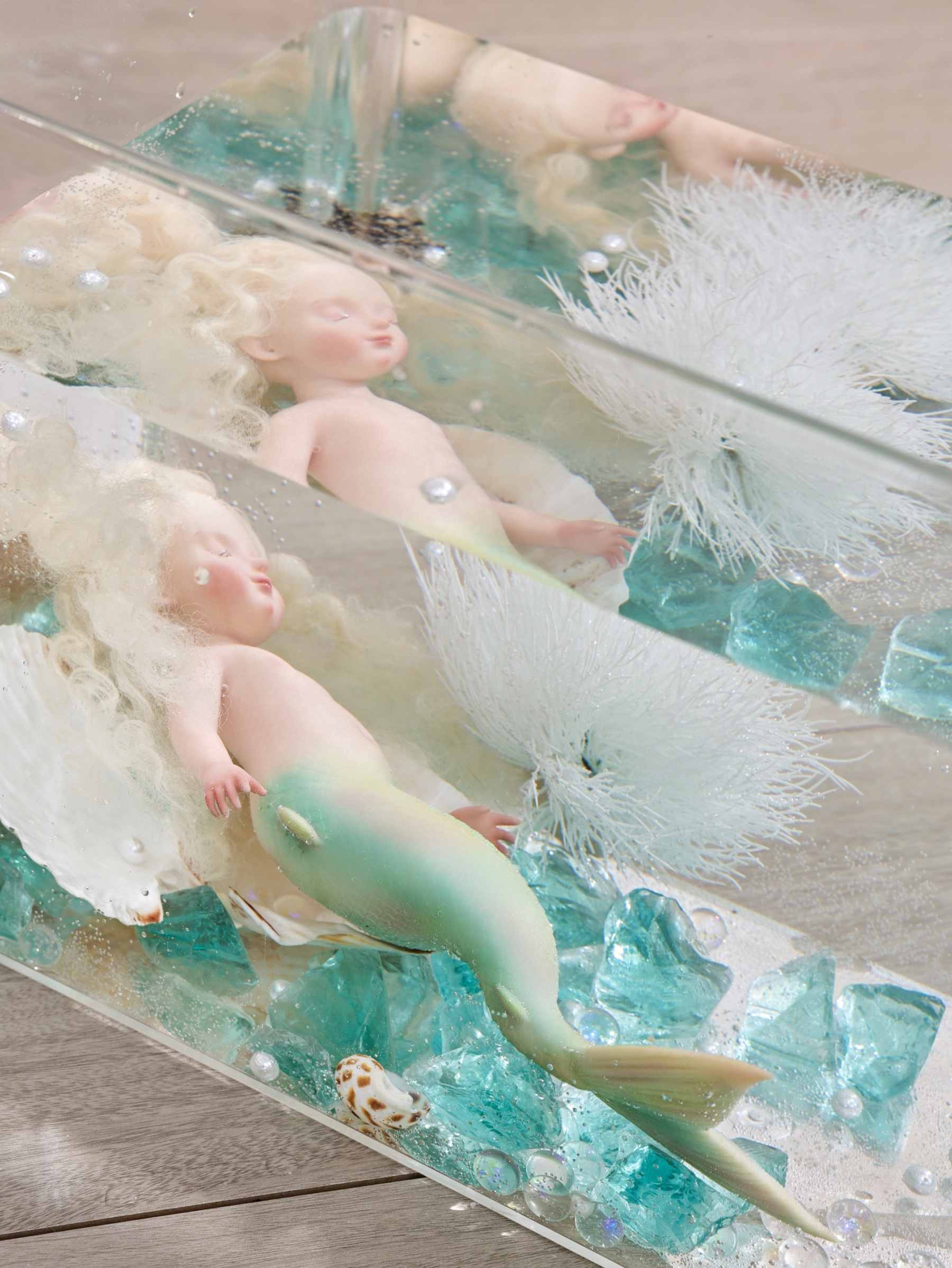 25cm/10Inch Silicone mermaid doll collection and dress-up