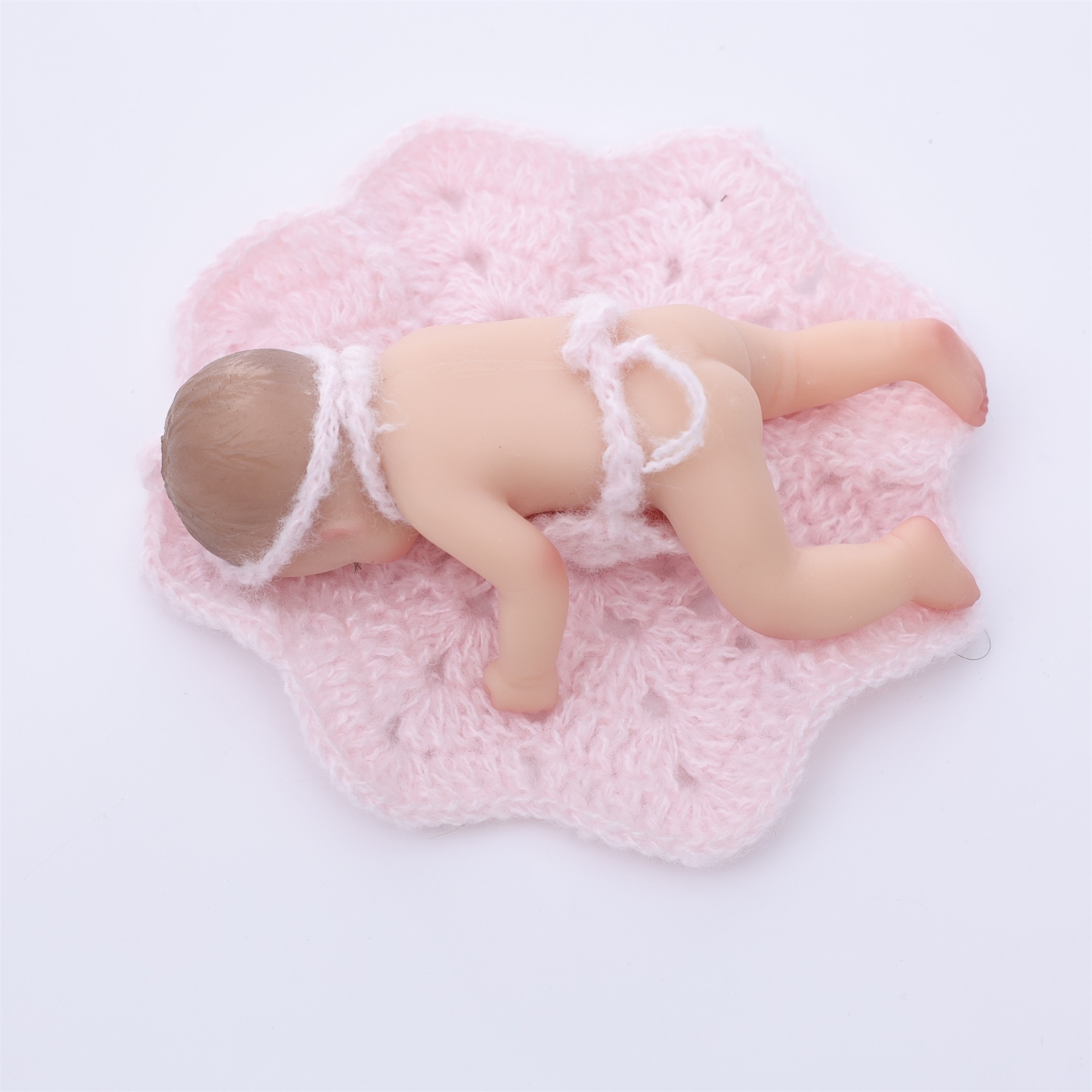 10cm/4Inch Lifelike Silicone Reborn Girl Baby Doll