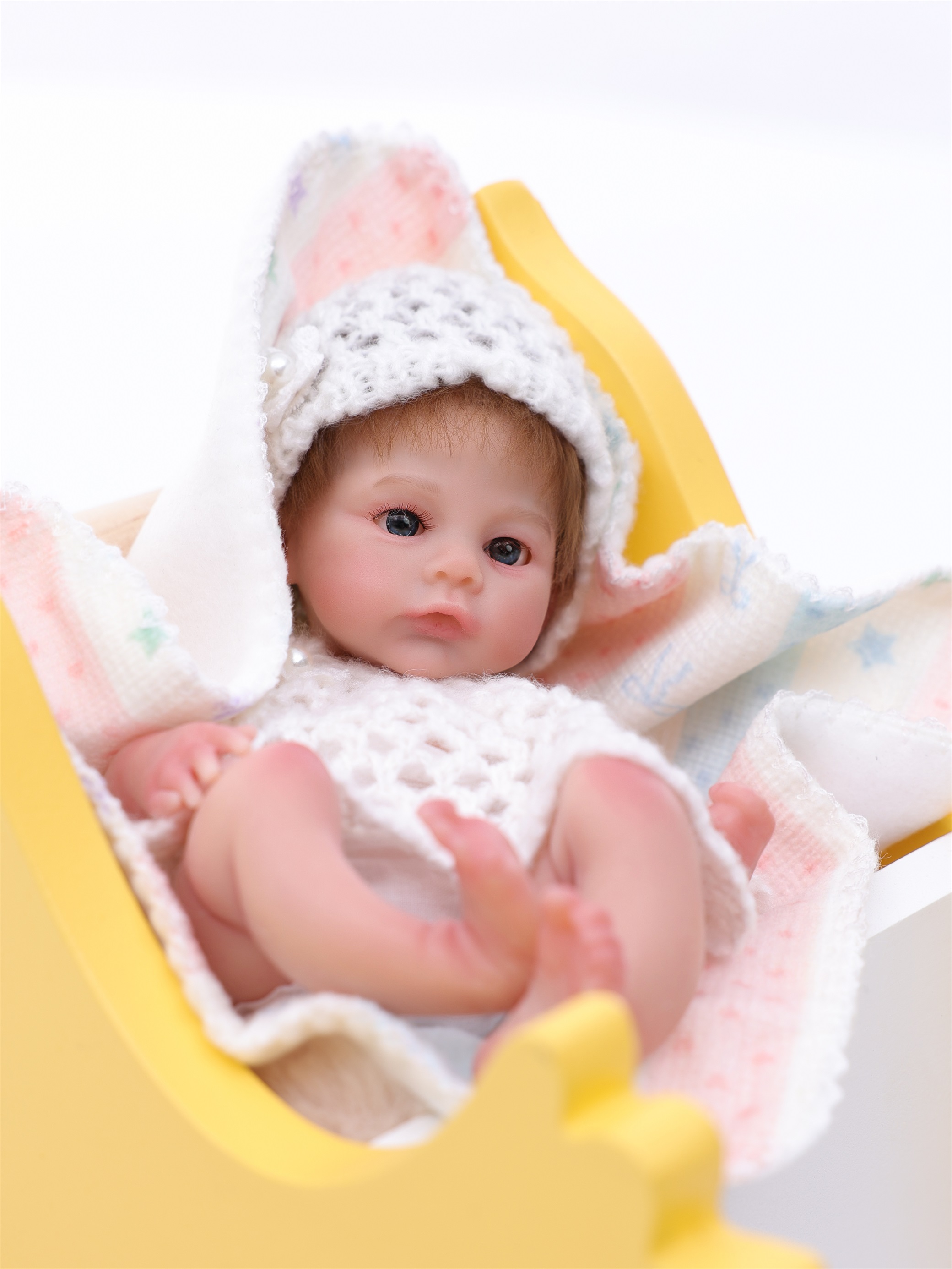 20cm/8Inch Full silicone reborn baby doll