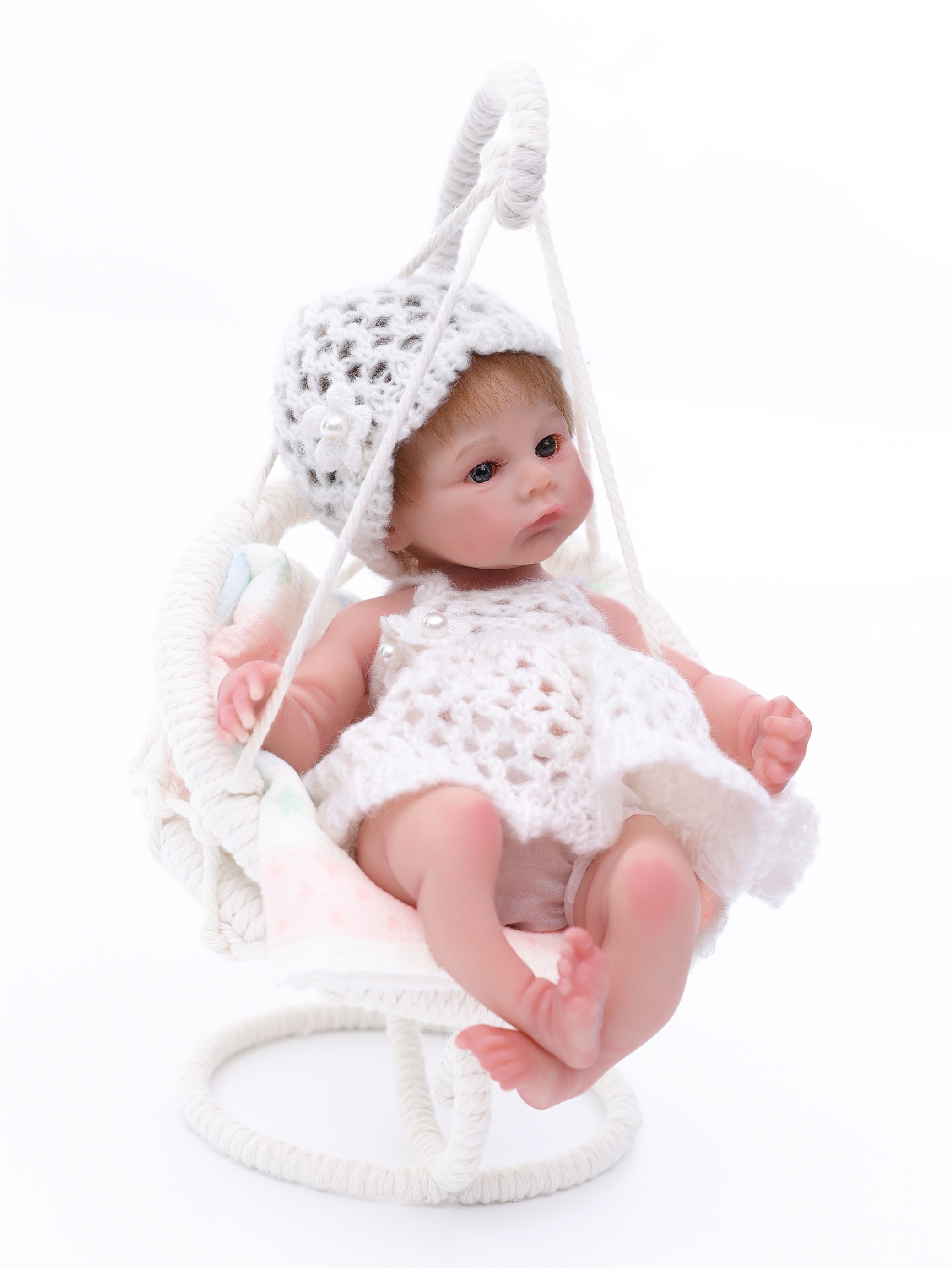 20cm/8Inch Full silicone reborn baby doll