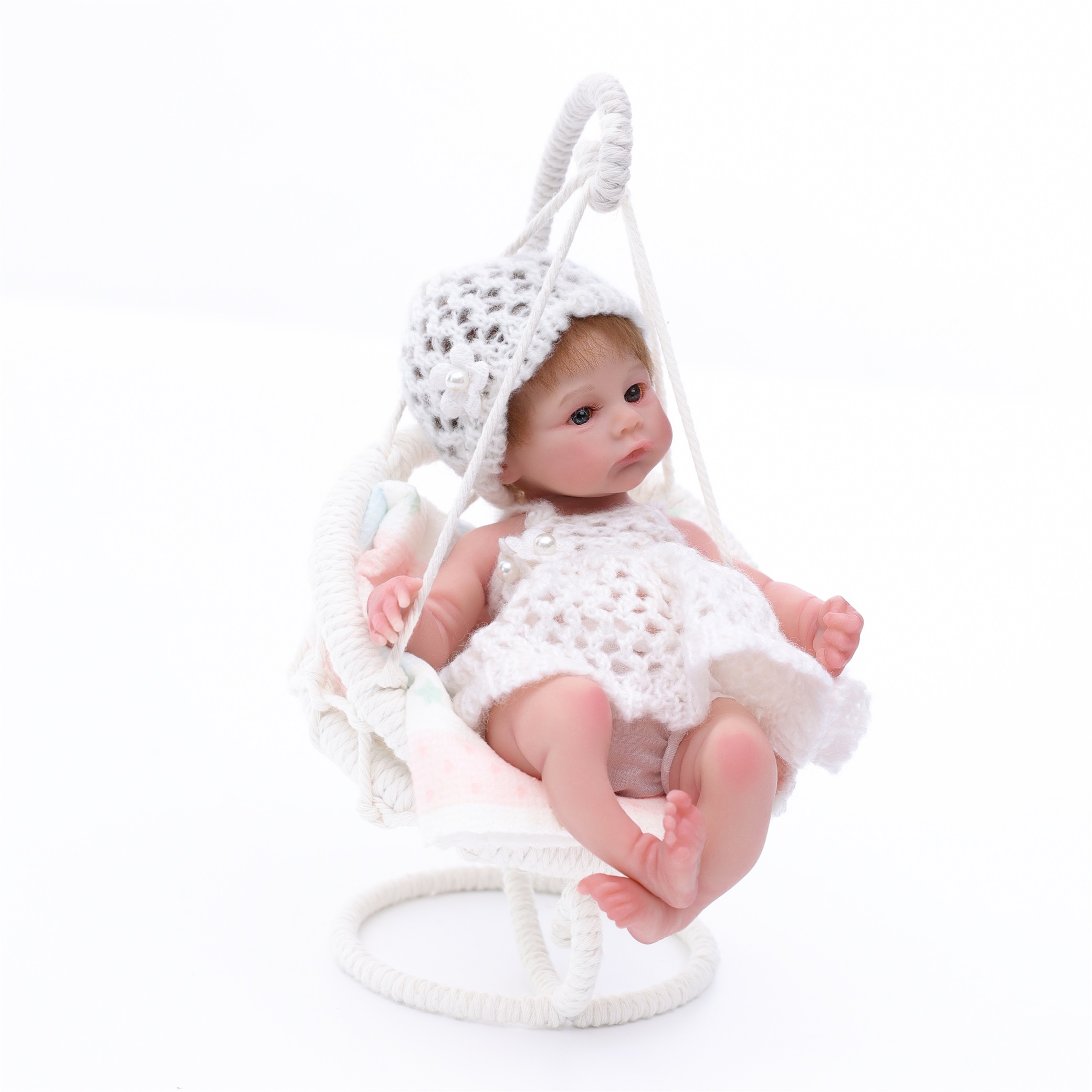 20cm/8Inch Full silicone reborn baby doll