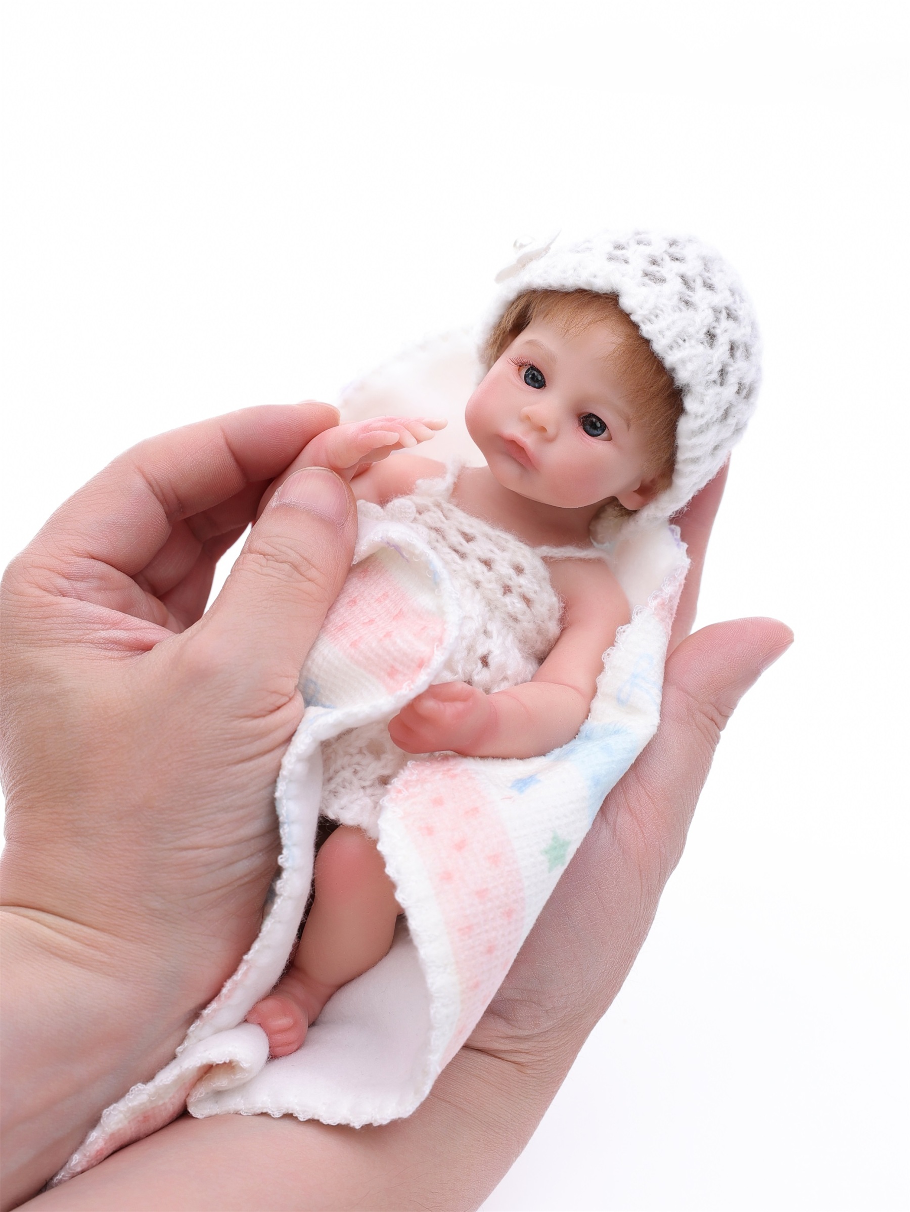 20cm/8Inch Full silicone reborn baby doll