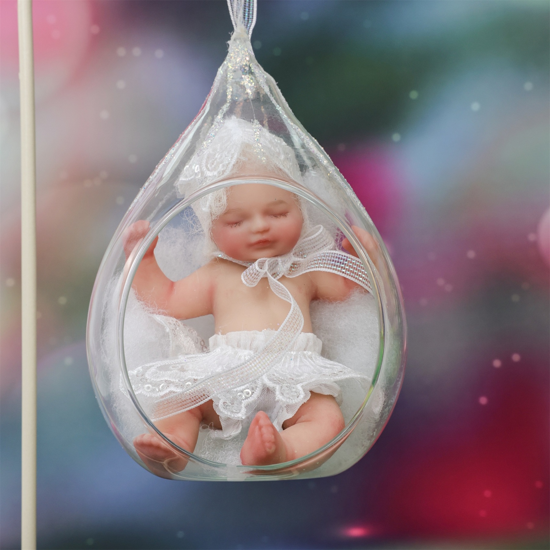 13cm/5Inch Lifelike Silicone Reborn Girl Baby Doll