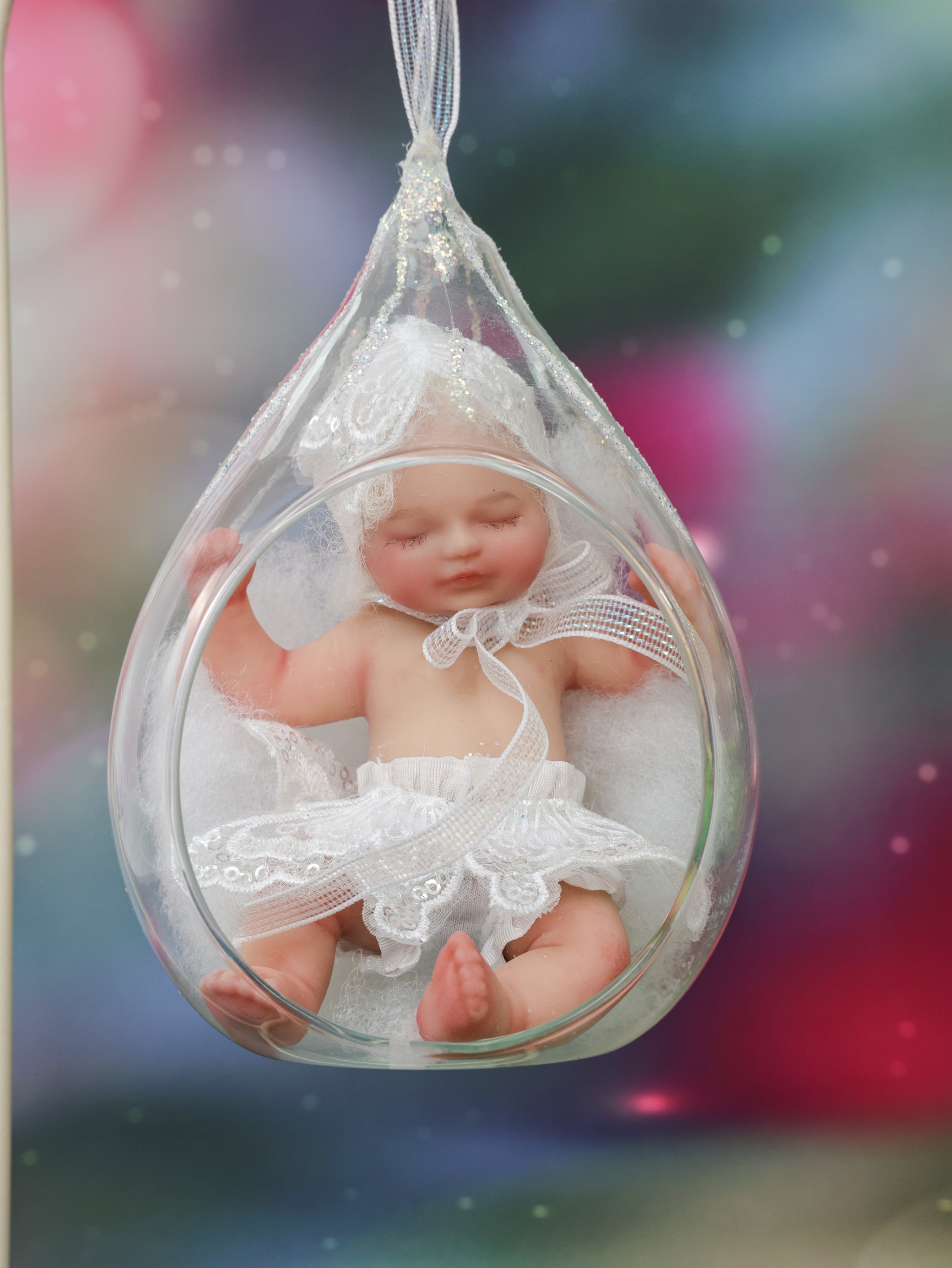 13cm/5Inch Lifelike Silicone Reborn Girl Baby Doll