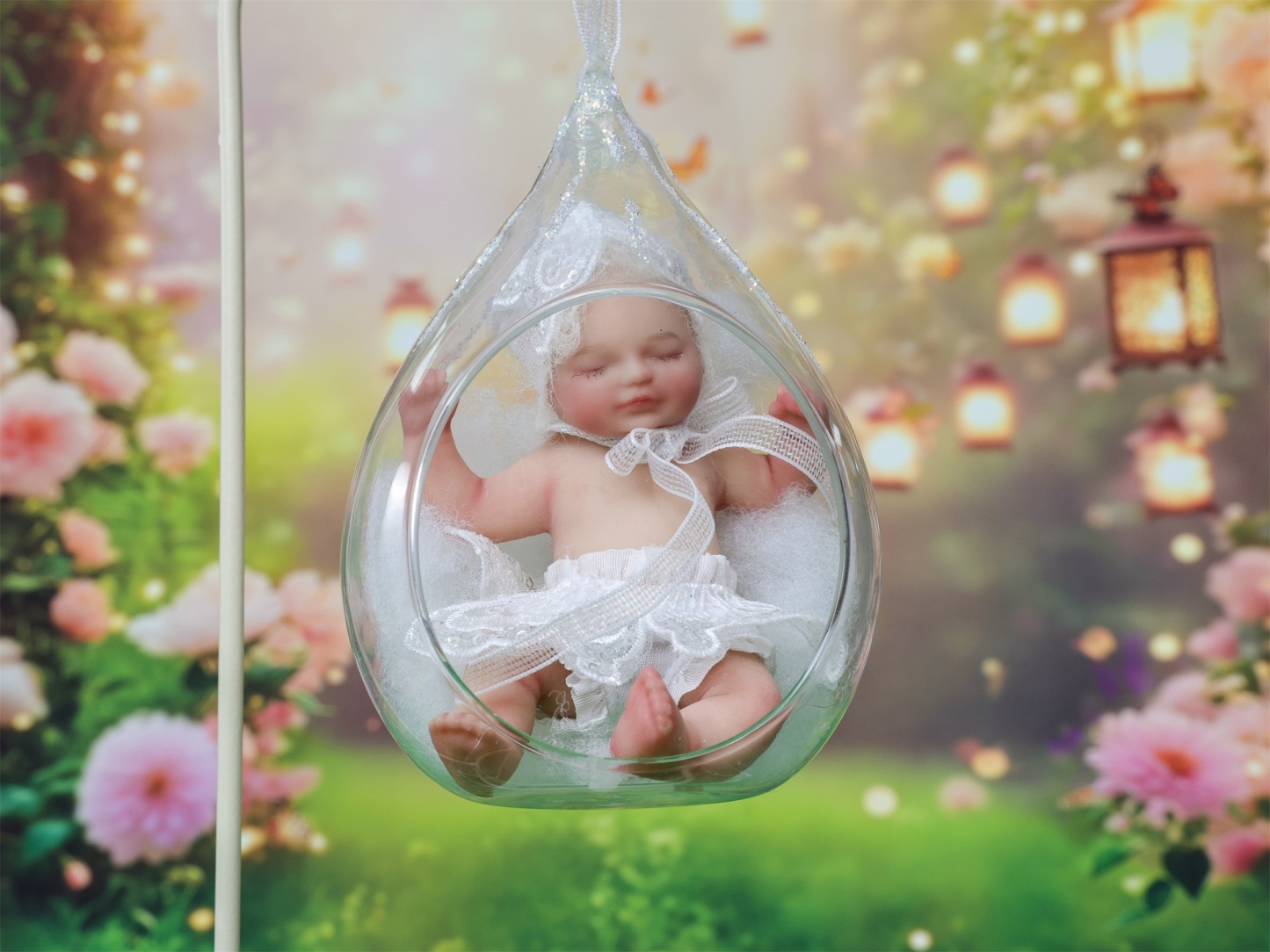 13cm/5Inch Lifelike Silicone Reborn Girl Baby Doll