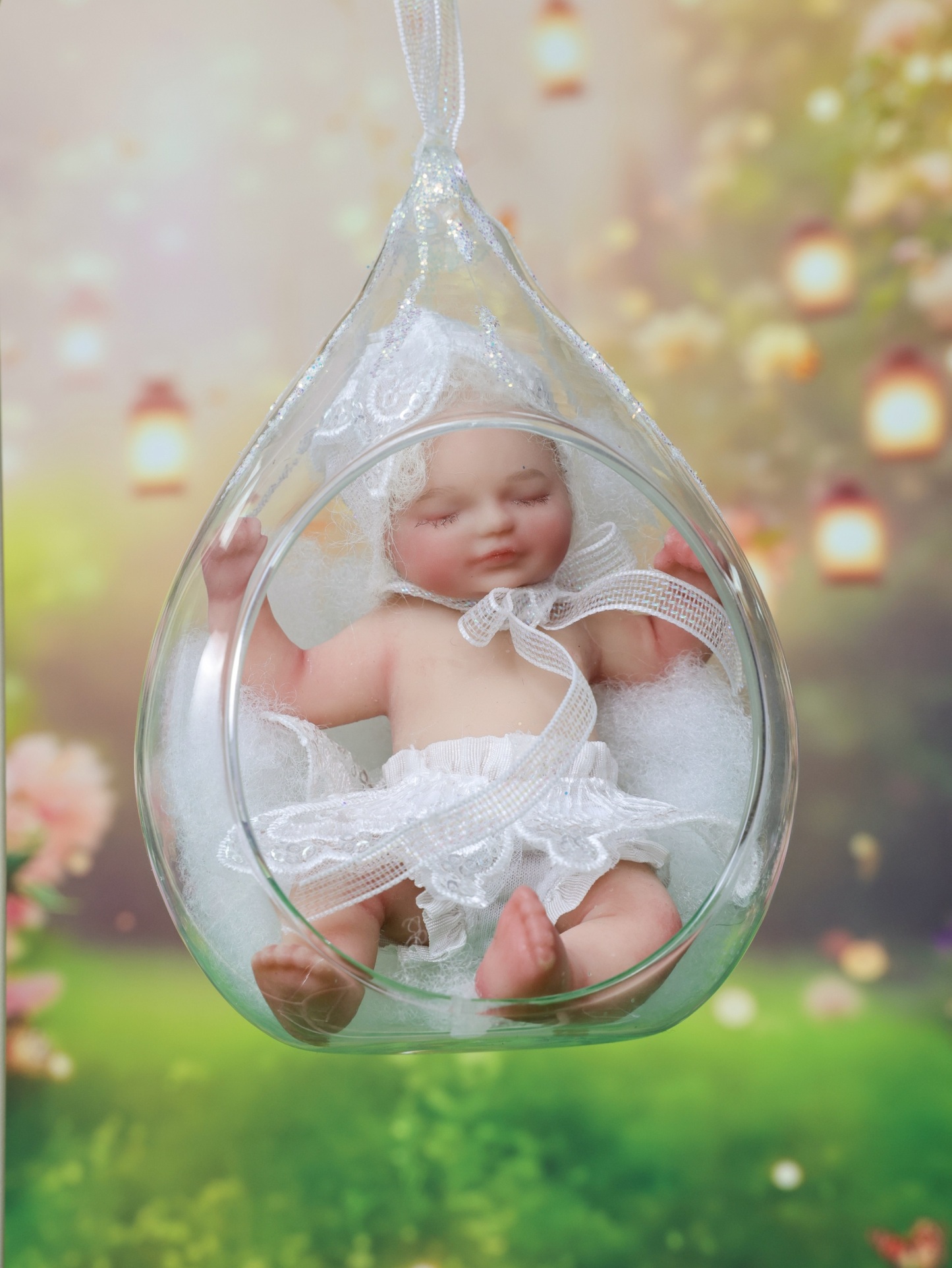 13cm/5Inch Lifelike Silicone Reborn Girl Baby Doll
