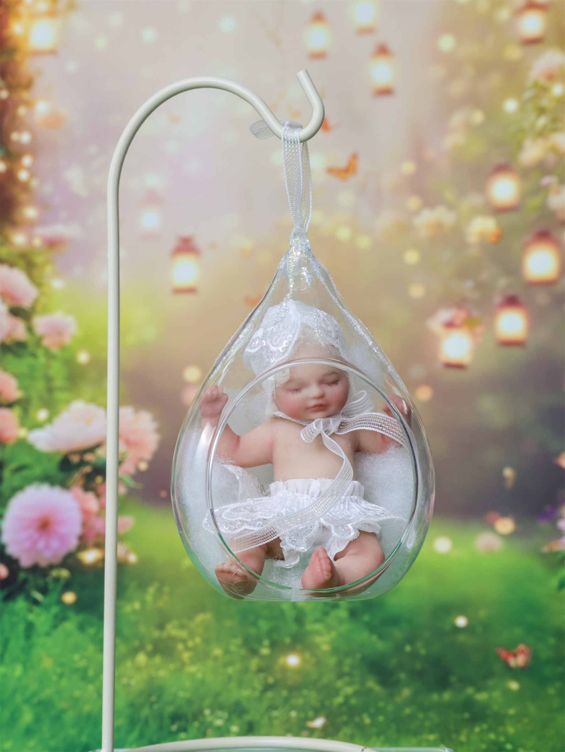 13cm/5Inch Lifelike Silicone Reborn Girl Baby Doll