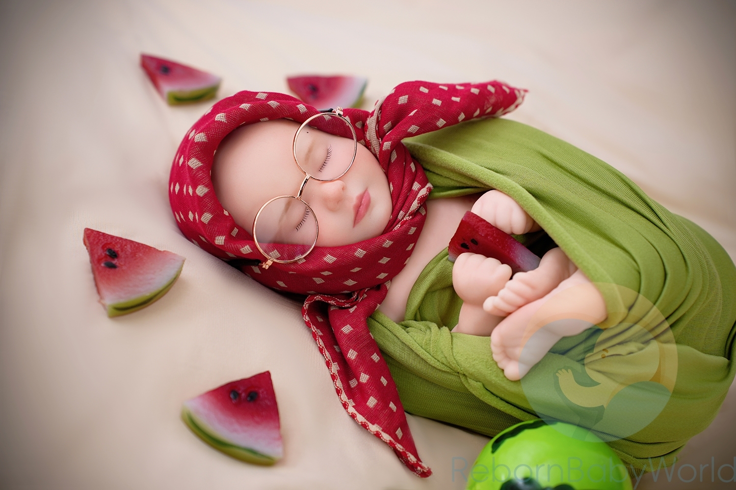 ]40cm/16inch Soft Silicone Elastic Closed Eyes Reborn Baby Girl Doll