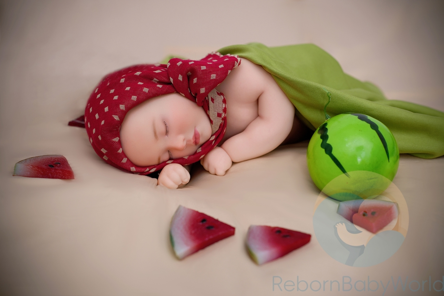 ]40cm/16inch Soft Silicone Elastic Closed Eyes Reborn Baby Girl Doll