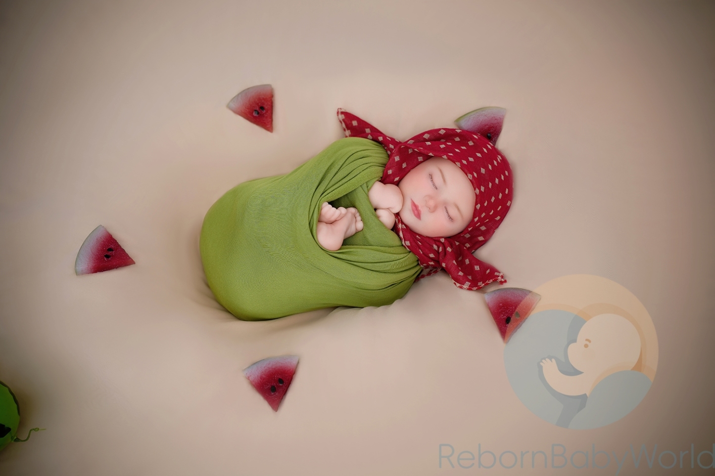 ]40cm/16inch Soft Silicone Elastic Closed Eyes Reborn Baby Girl Doll