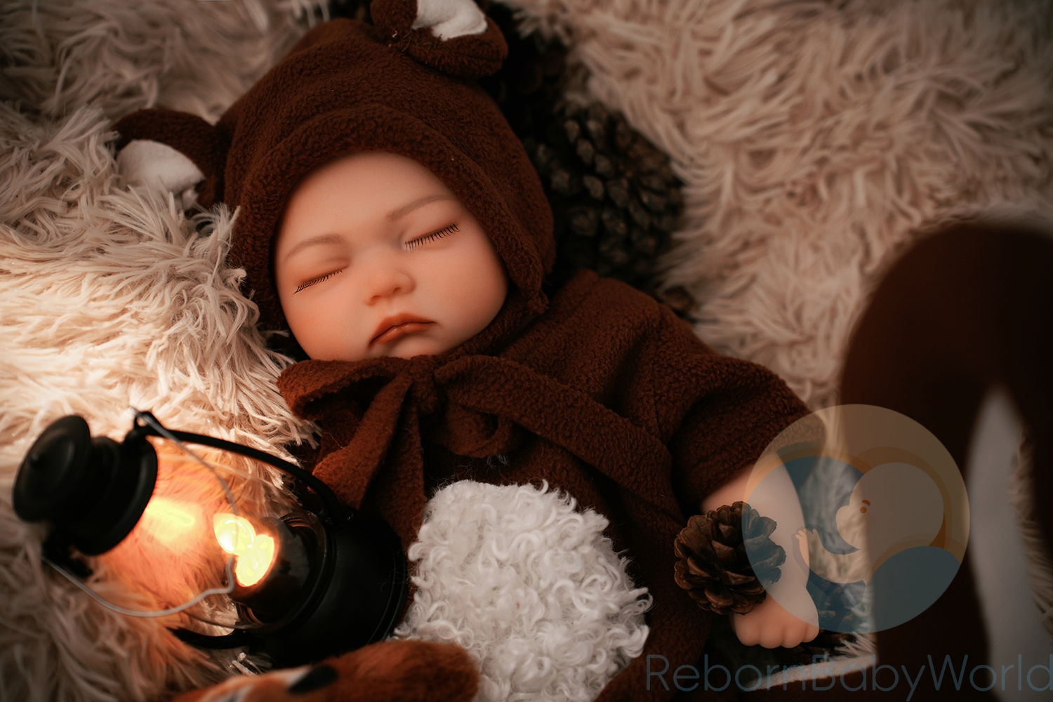 Michael-40cm/16inch soft Silicone Elastic Reborn Closed Eyes Baby Boy