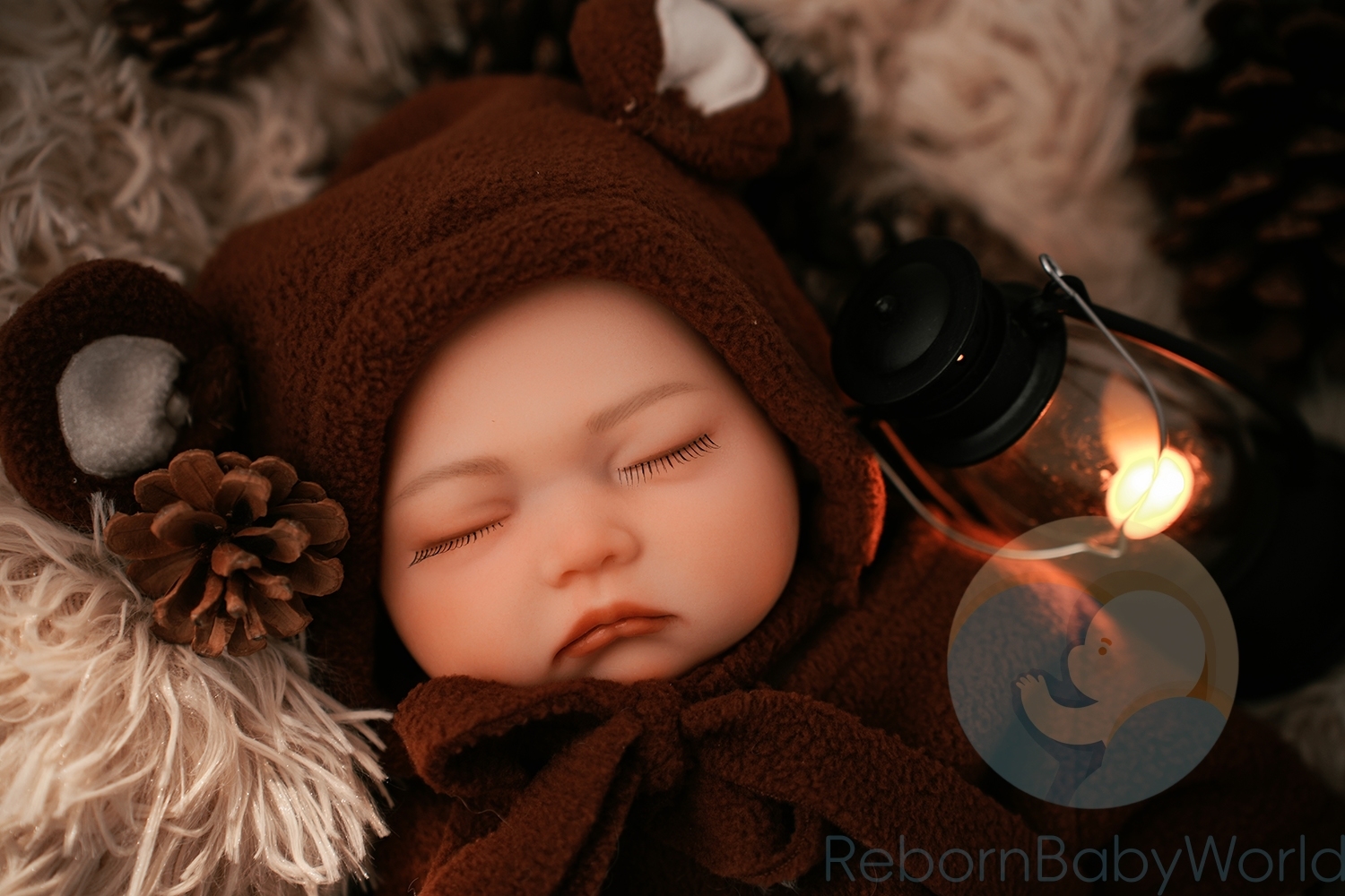 Michael-40cm/16inch soft Silicone Elastic Reborn Closed Eyes Baby Boy