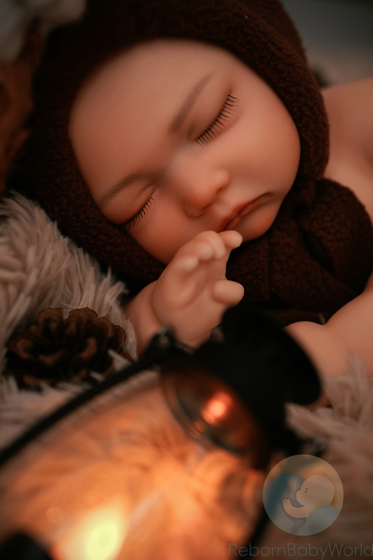 Michael-40cm/16inch soft Silicone Elastic Reborn Closed Eyes Baby Boy