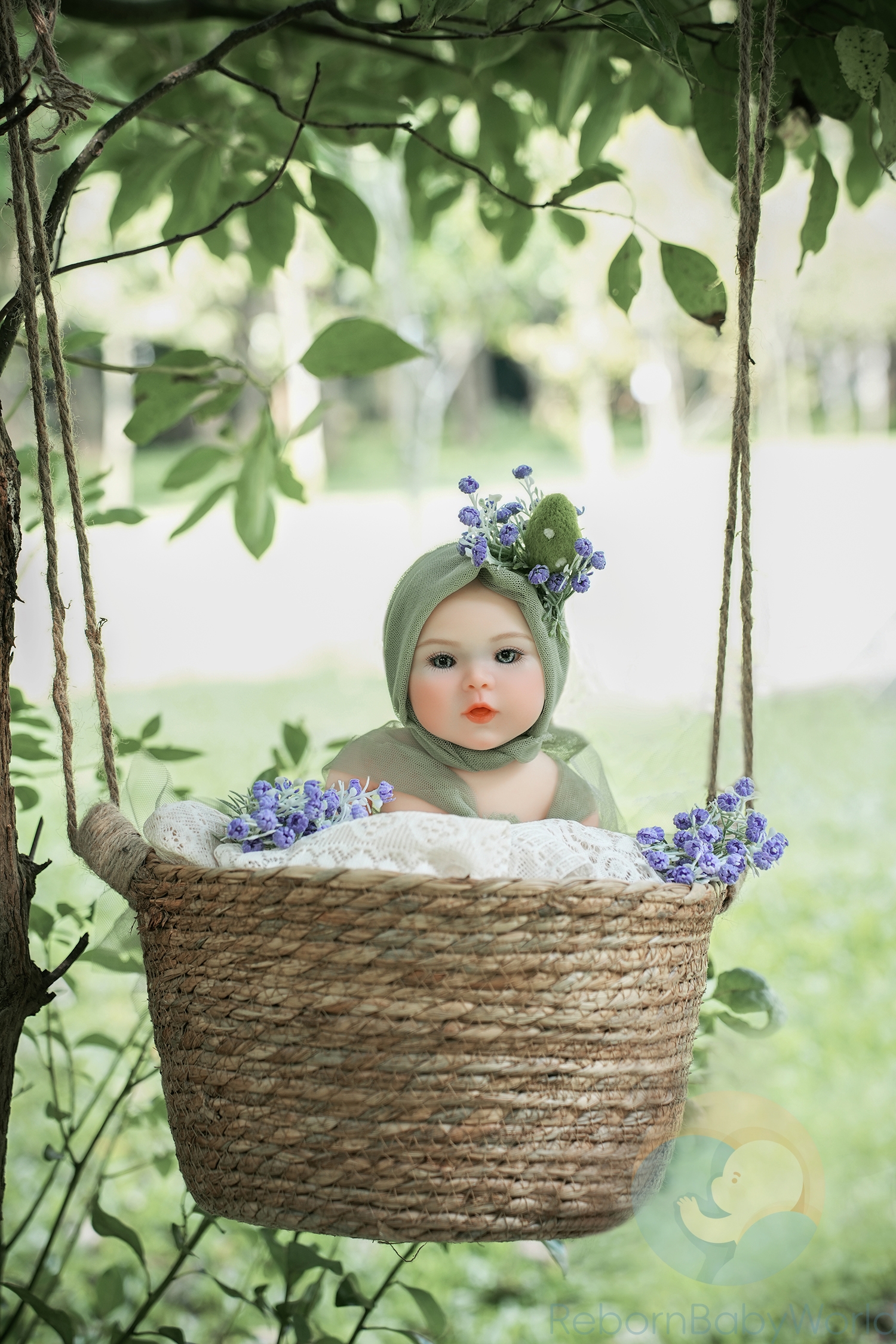 40cm/16inch Soft Silicone Elastic Reborn Baby Girl Doll