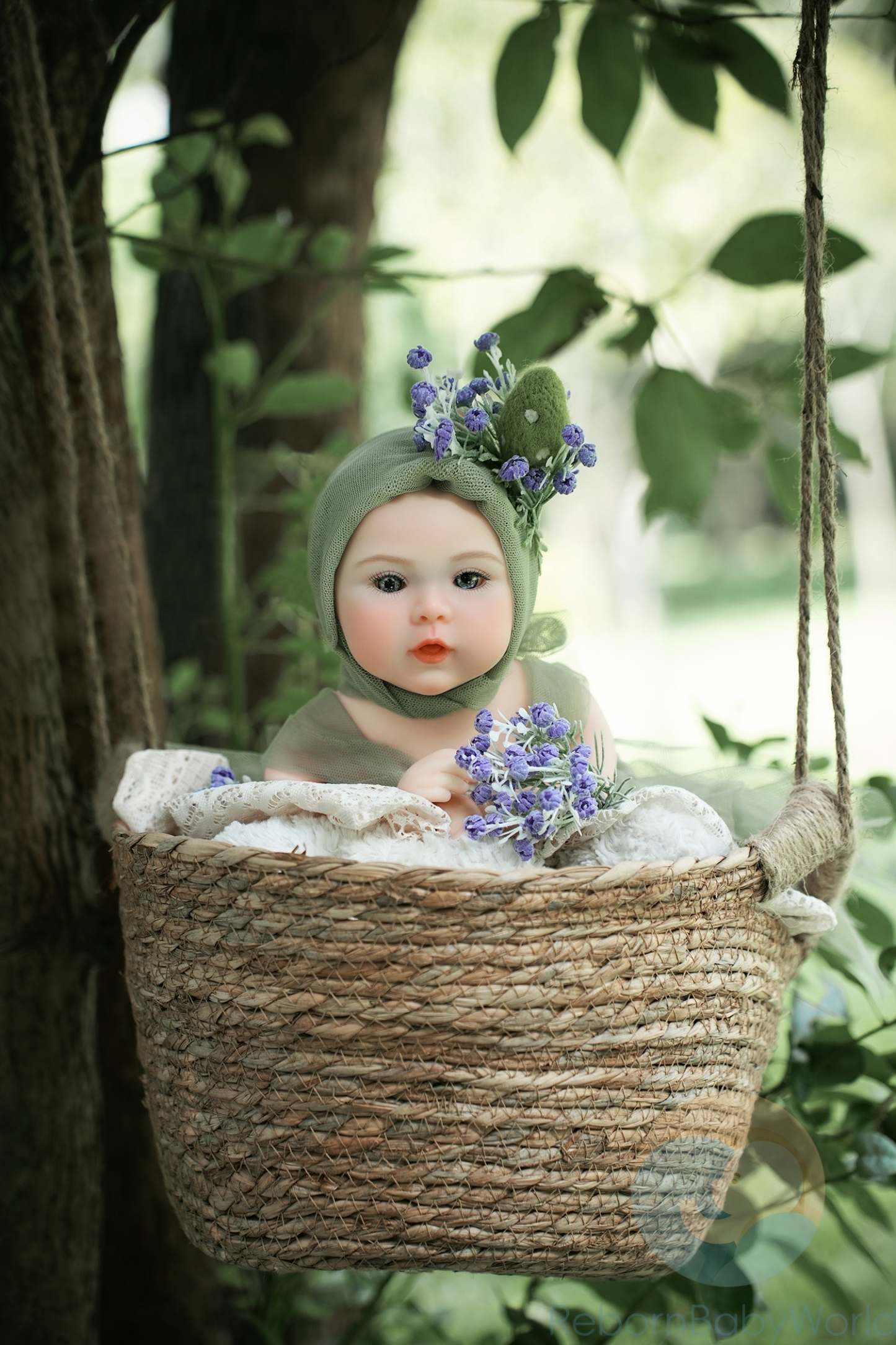 40cm/16inch Soft Silicone Elastic Reborn Baby Girl Doll