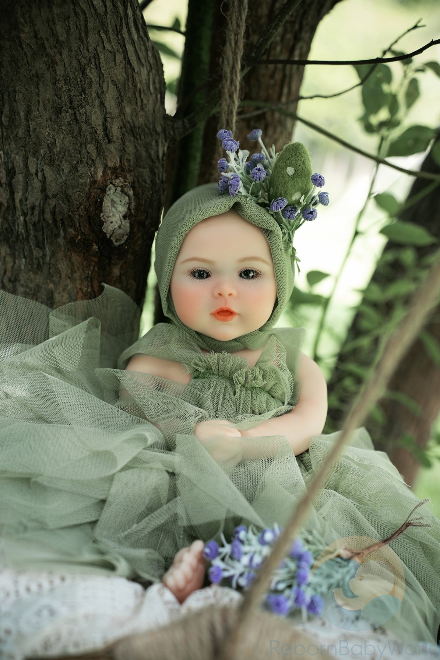 40cm/16inch Soft Silicone Elastic Reborn Baby Girl Doll