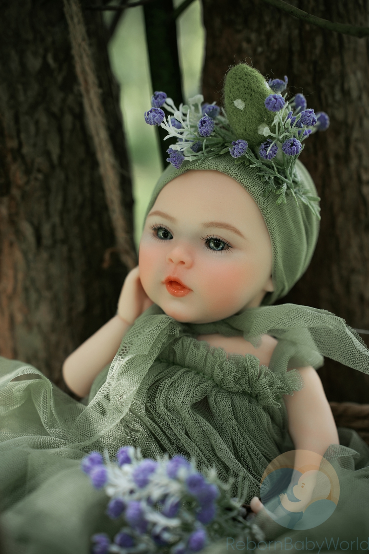 40cm/16inch Soft Silicone Elastic Reborn Baby Girl Doll