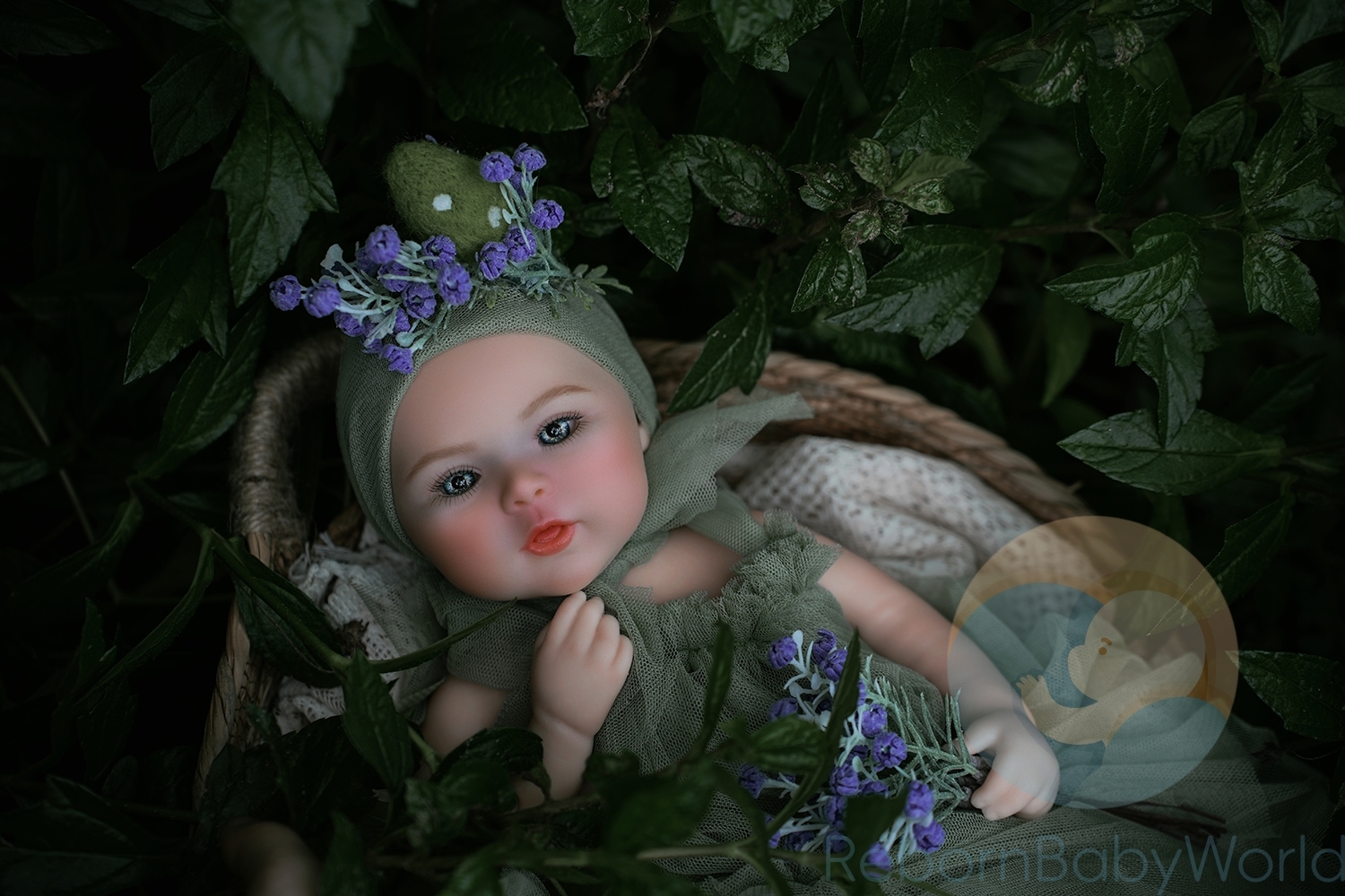 40cm/16inch Soft Silicone Elastic Reborn Baby Girl Doll