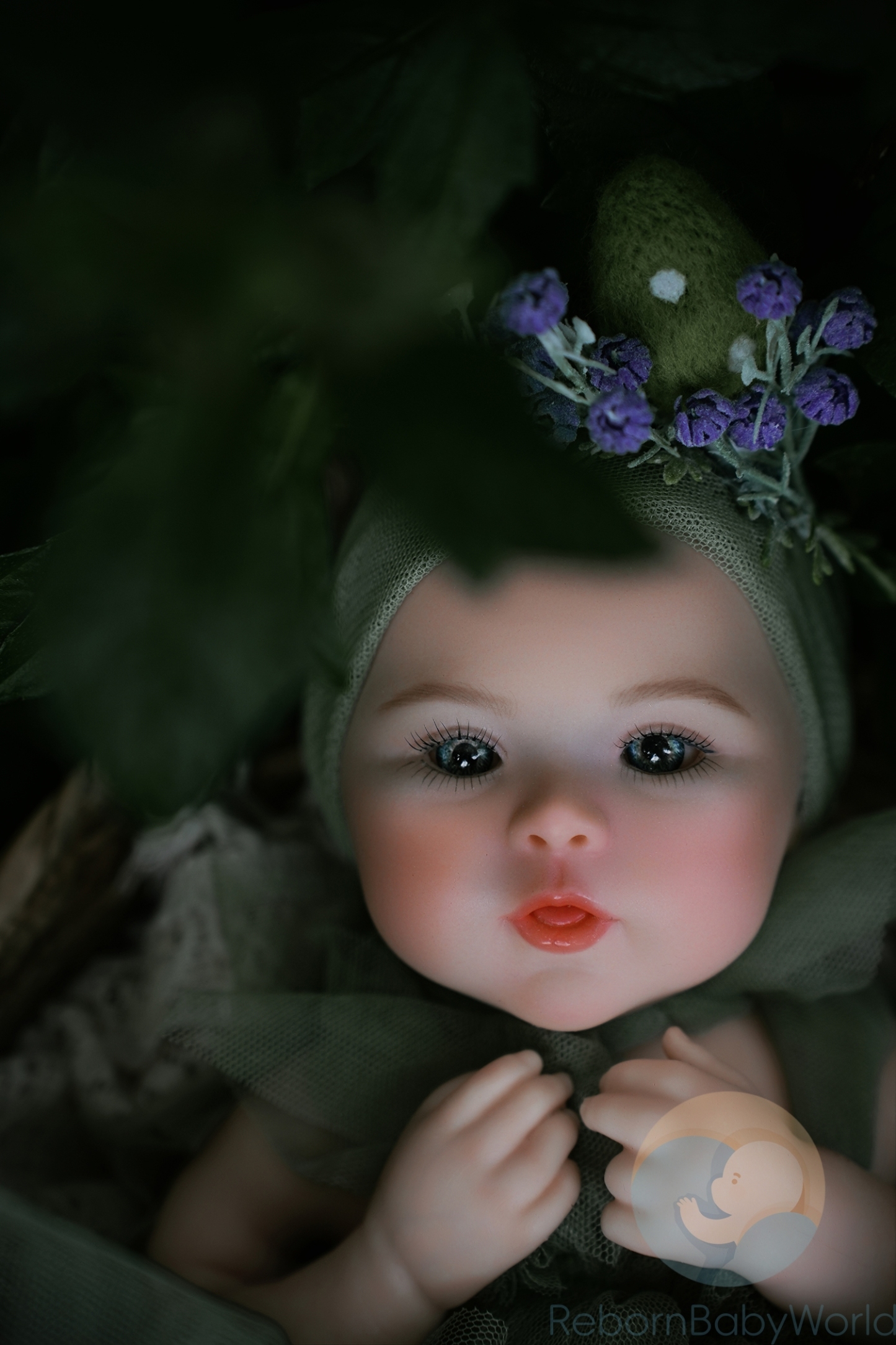 40cm/16inch Soft Silicone Elastic Reborn Baby Girl Doll