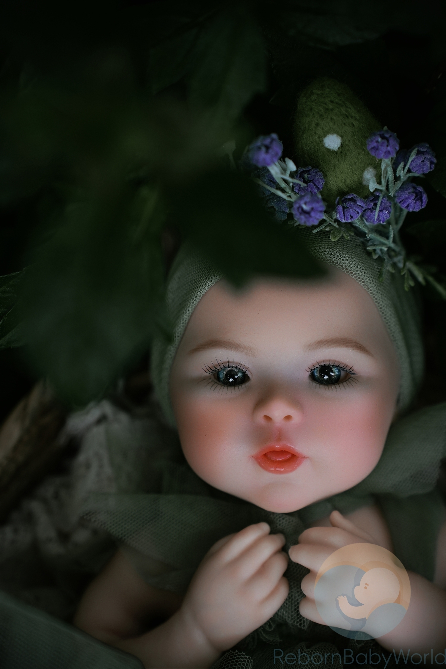 40cm/16inch Soft Silicone Elastic Reborn Baby Girl Doll