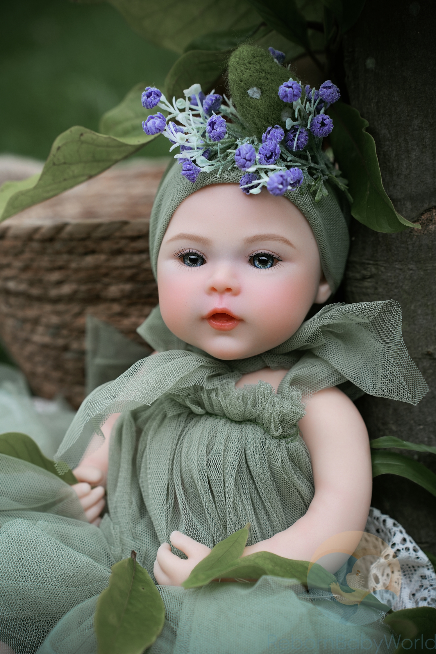 40cm/16inch Soft Silicone Elastic Reborn Baby Girl Doll