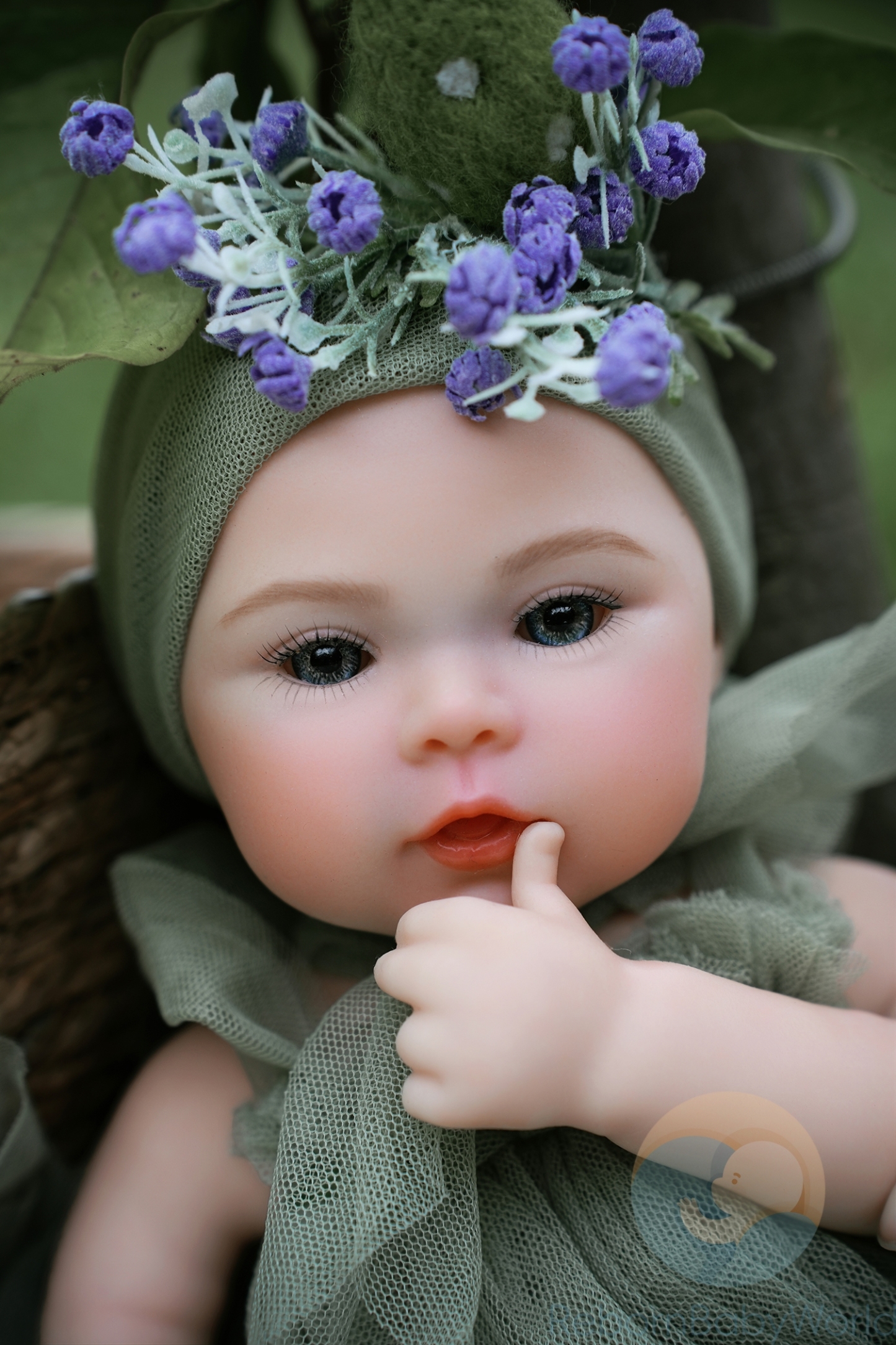 40cm/16inch Soft Silicone Elastic Reborn Baby Girl Doll