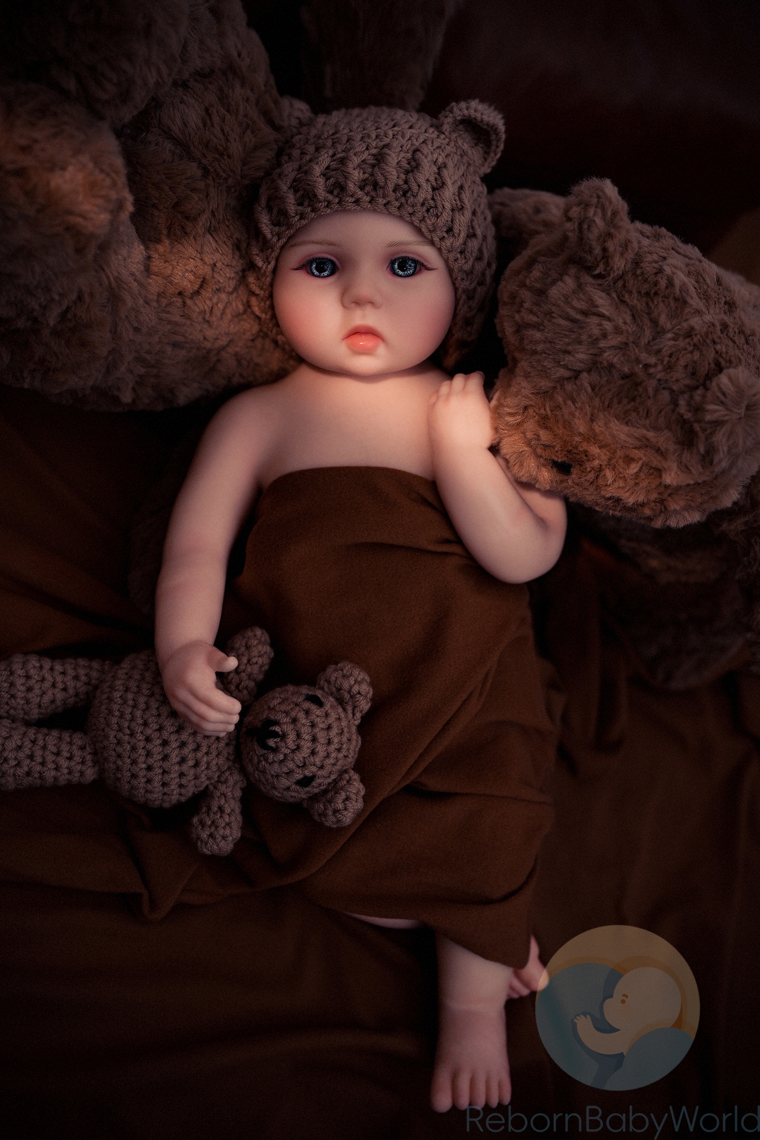 40cm/16 inches Soft Silicone Flexible Reborn Baby Girl