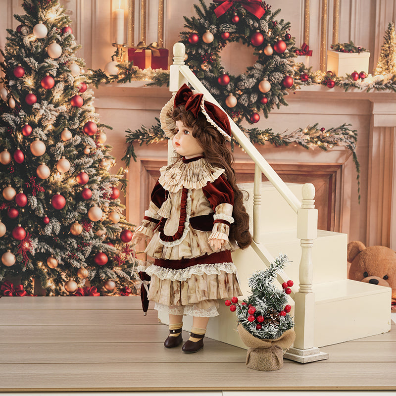 Isadora- 65cm/26Inch Collectible Girl Dolls Genuine Fine Bisque Porcelain Doll