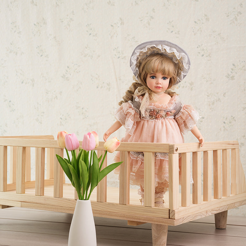 Olivier- 45cm/18Inch Vintage Porcelain Dolls Hand-Painted Palace Court Bisque Dolls