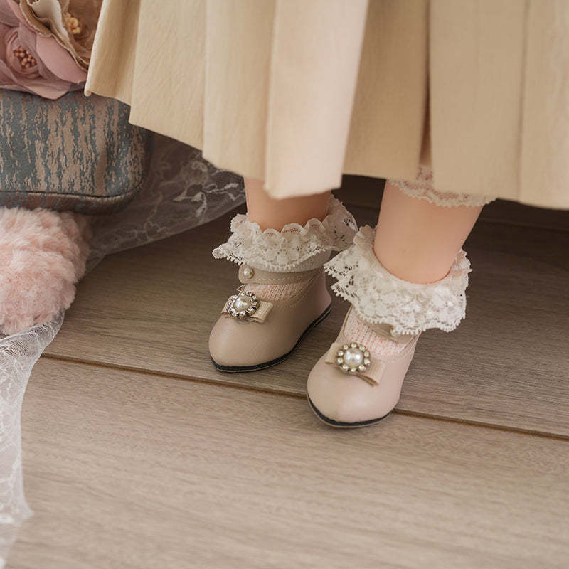 Isadora- 65cm/26Inch Antique Bisque Doll Porcelain Girl Doll with Gorgeous Dressing