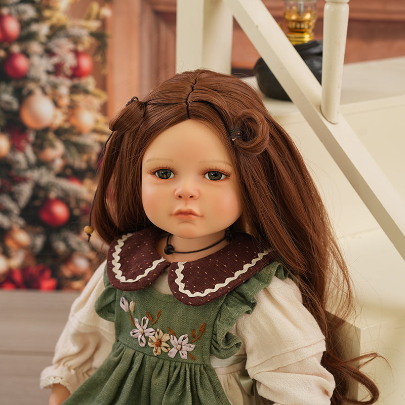 Daphne-56cm/22Inch Hand-painted Collectible Porcelain Dolls Country-style Dress Up Porcelain Dolls