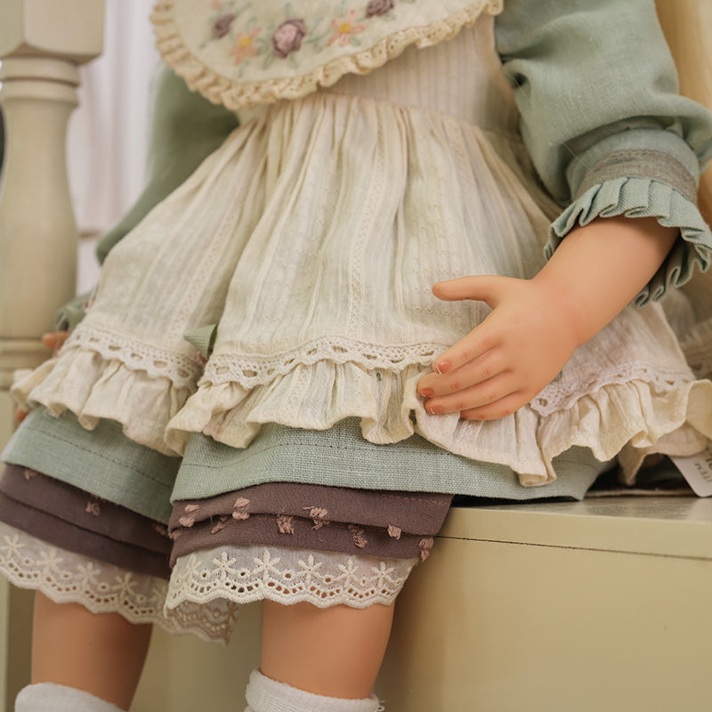 Daphne-56cm/22inch Hand-painted Ceramic Pastoral Doll Toy Porcelain Collectible Girl Dolls