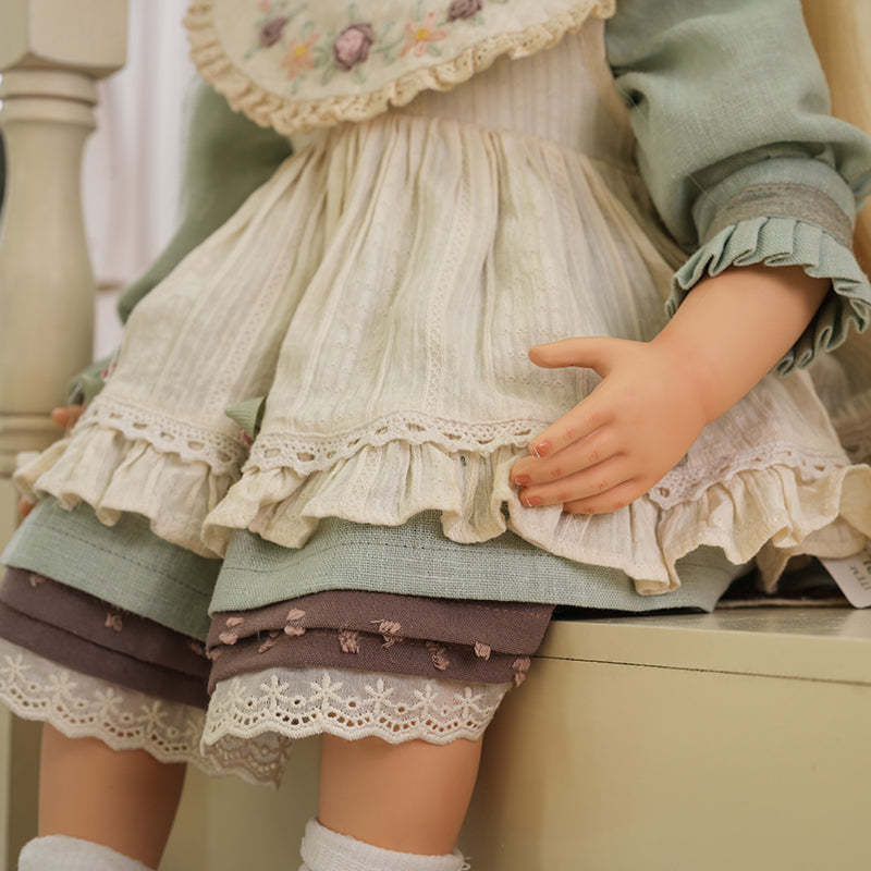Daphne-56cm/22inch Hand-painted Ceramic Pastoral Doll Toy Porcelain Collectible Girl Dolls