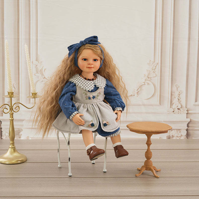 Daphne-56cm/22Inch Hand-painted Porcelain Pastoral Doll Toy For Children Birthday Gifts