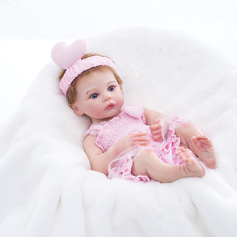 40cm/16inch Beautifully Detailed Silicone Reborn Baby Dolls