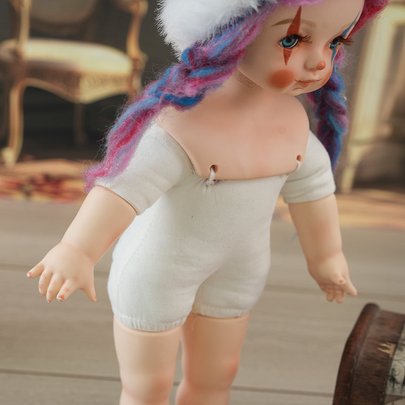 Bobo-36cm/14Inch Clown Doll Christmas Present Hand-painted Porcelain Dolls Collectible