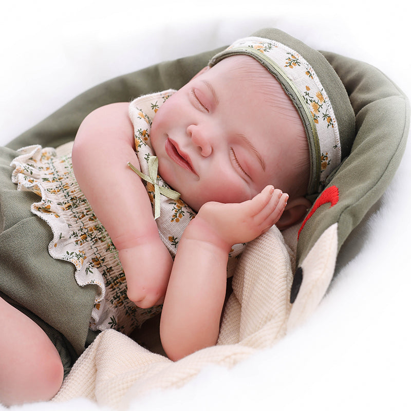 50cm/20inch Hard Vinyl Lifelike Sleeping Newborn Baby Dolls