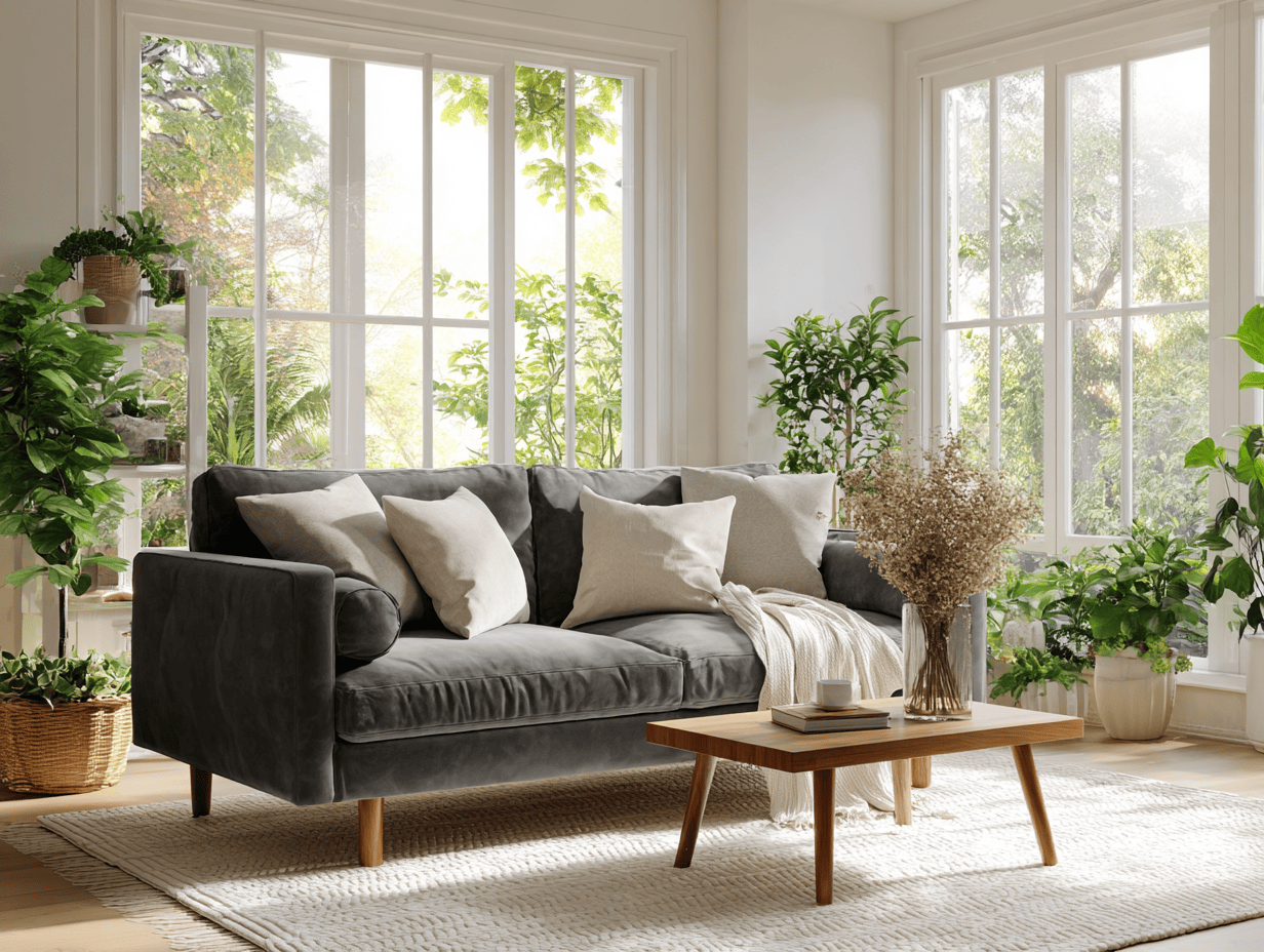 Tweepersoonsbank - Fluweel 170×90×85 cm – donkergrijs – modern design