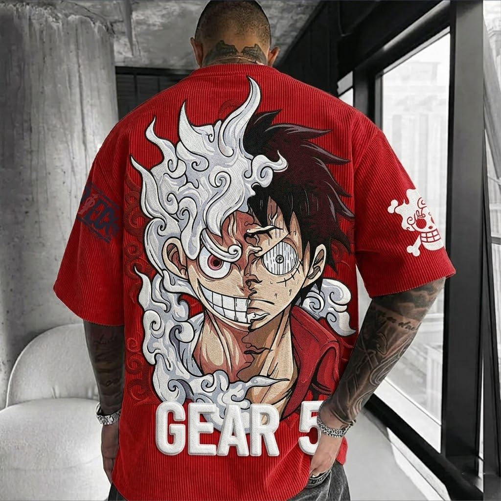 Naruto Anime Vintage Corduroy T-Shirt