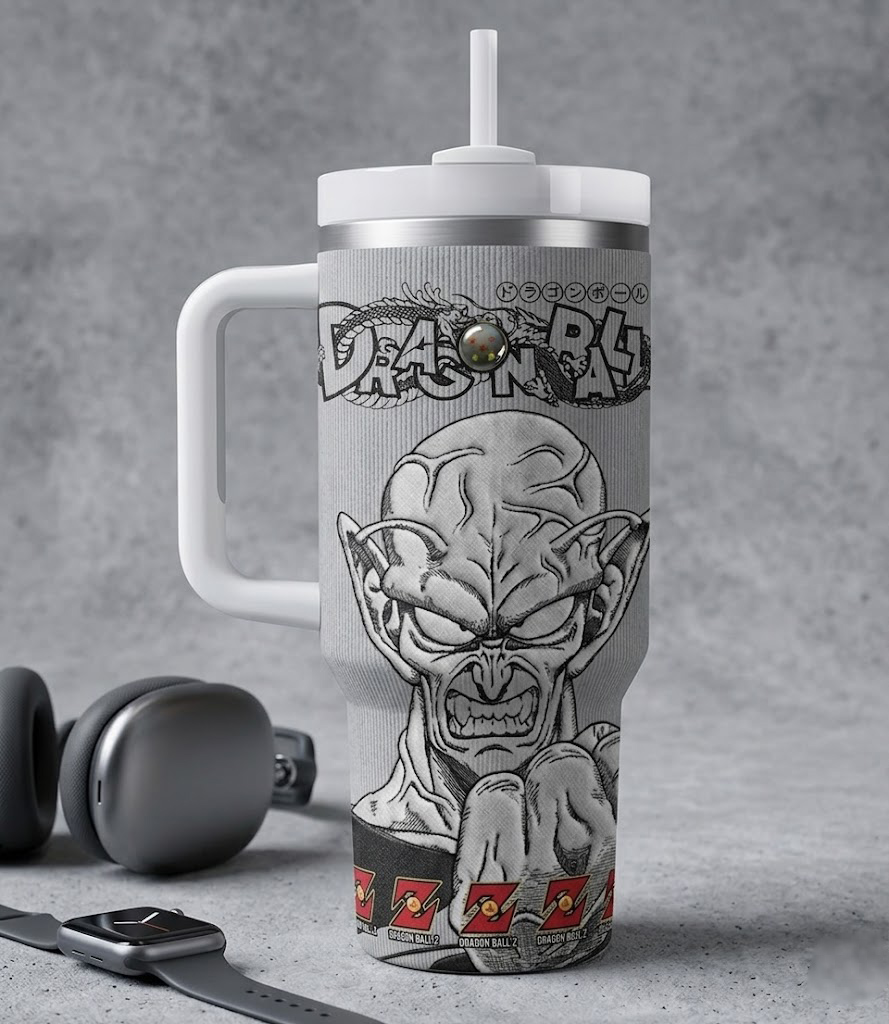 Dragon Ball Corduroy-Print Tumbler Cup
