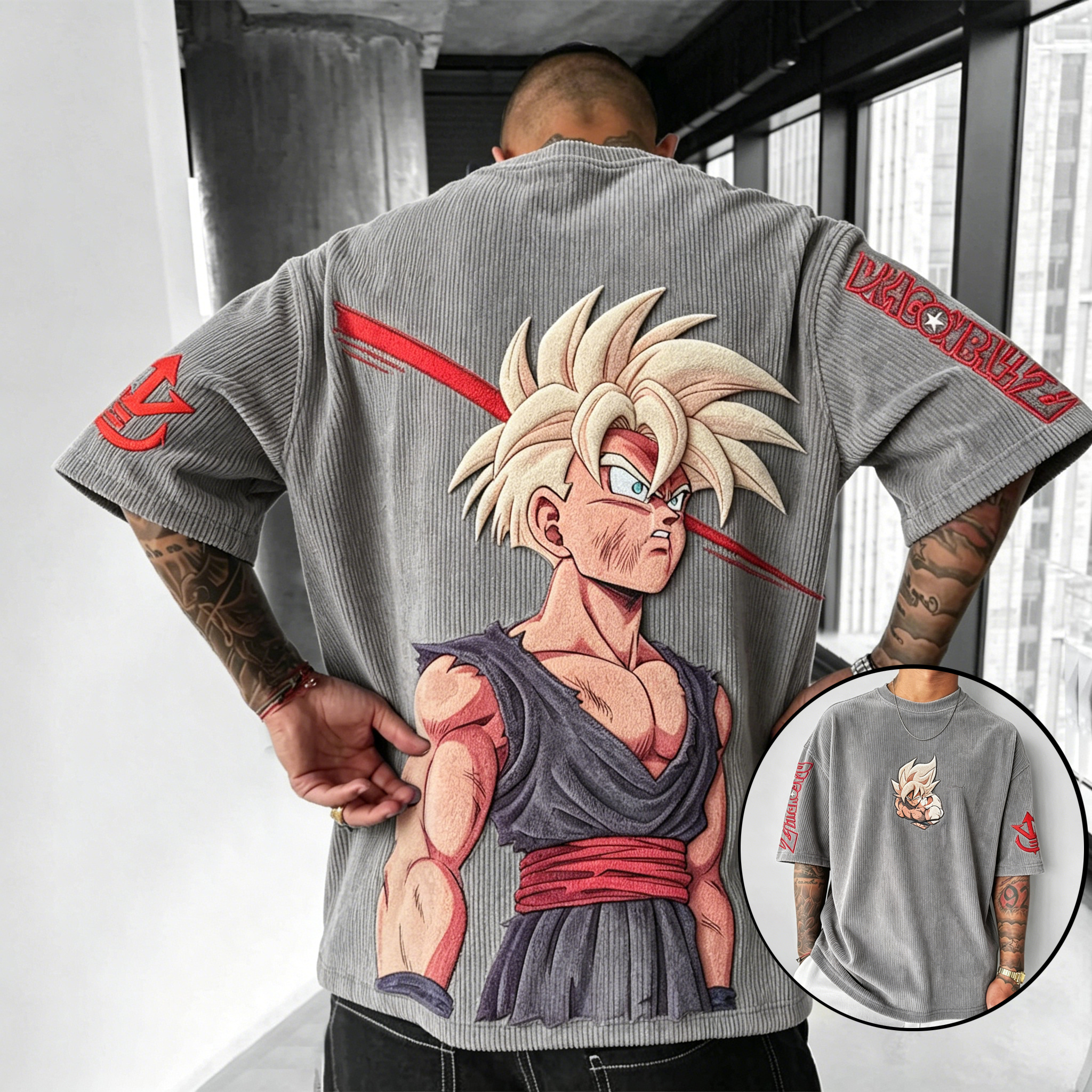 Dragon Ball Vintage Corduroy T-Shirt