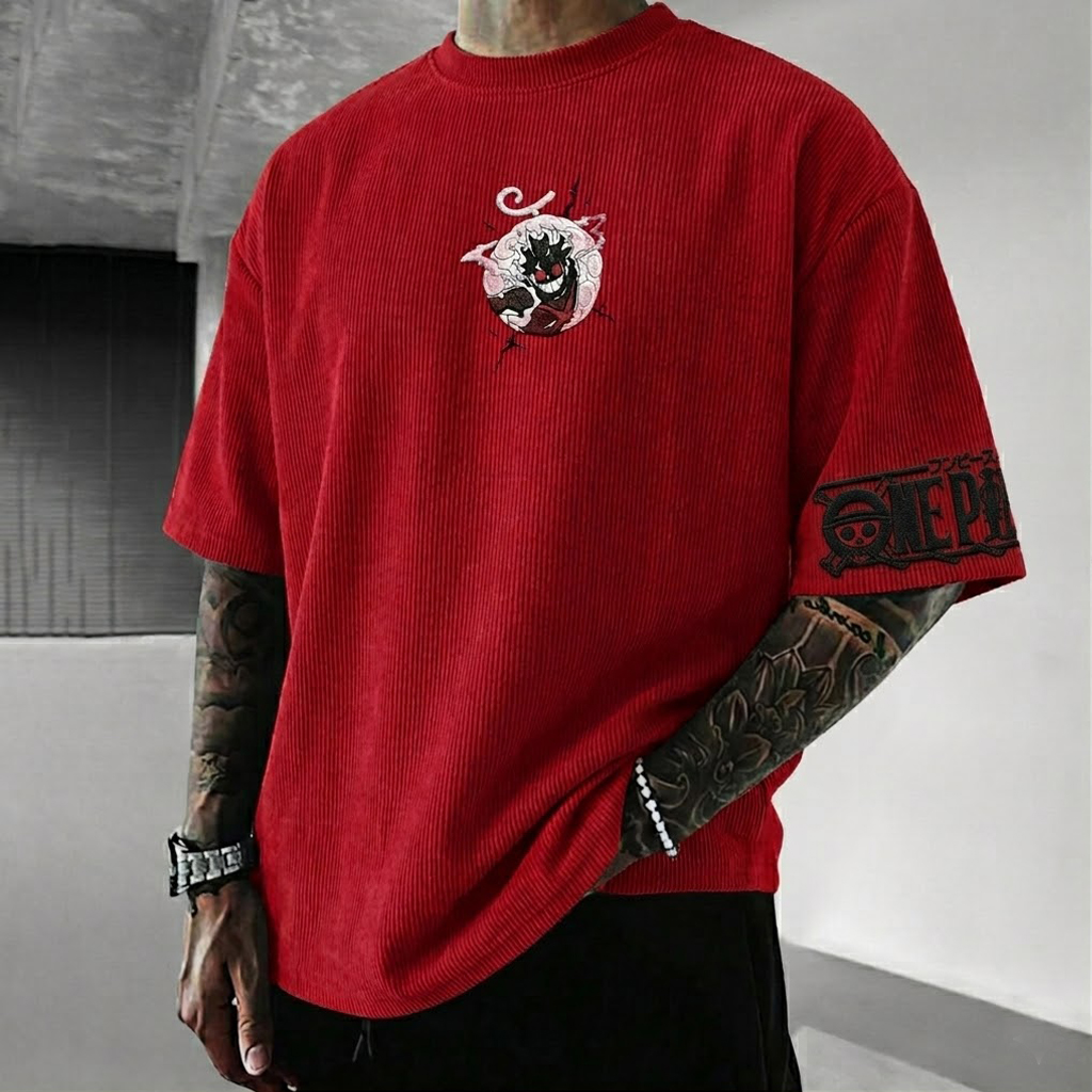 Naruto Anime Vintage Corduroy T-Shirt