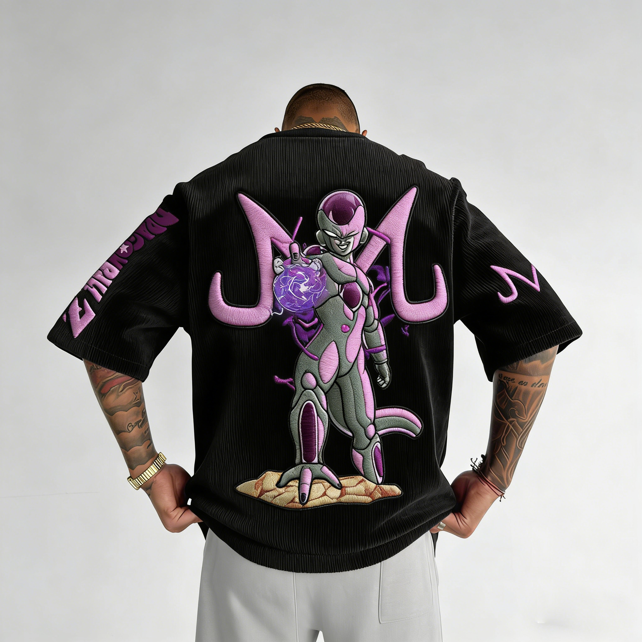 [Copy]Dragon Ball Unisex Anime Inspired Vintage Corduroy T-Shirt