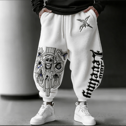 Men Demon Slayer Zenitsu Agatsuma Color-blocked Plush Hoodie