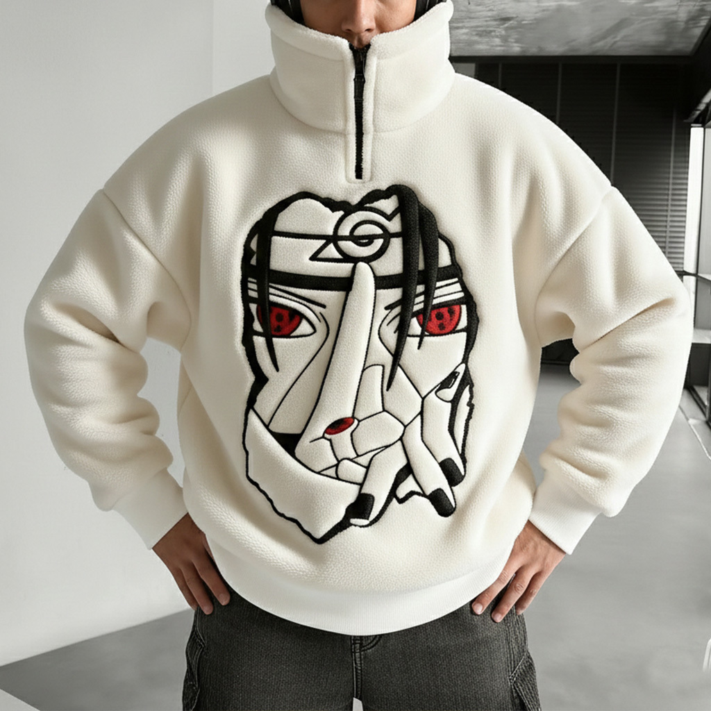 Naruto Uchiha Itachi Zip Up Hoodie